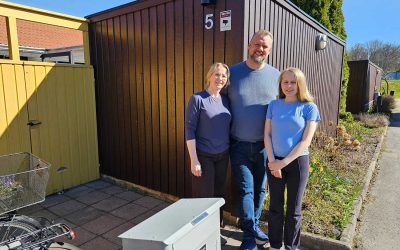 Mia och Espen köpte nytt innan de sålt – Så vågade de ta steget